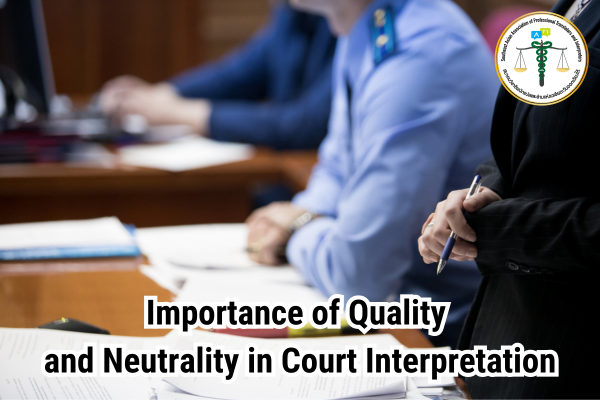 Importance of Quality and Neutrality in Court Interpretation