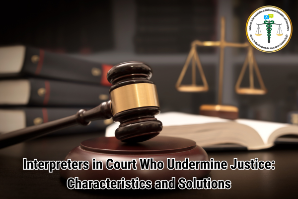 Interpreters in Court Who Undermine Justice Characteristics and Solutions