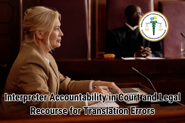 Interpreter Accountability in Court and Legal Recourse for Translation Errors