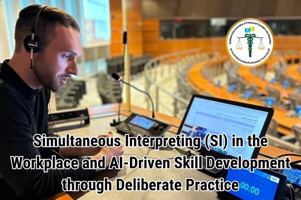 Simultaneous Interpreting SI in the Workplace and AI Driven Skill Development through Deliberate Practice